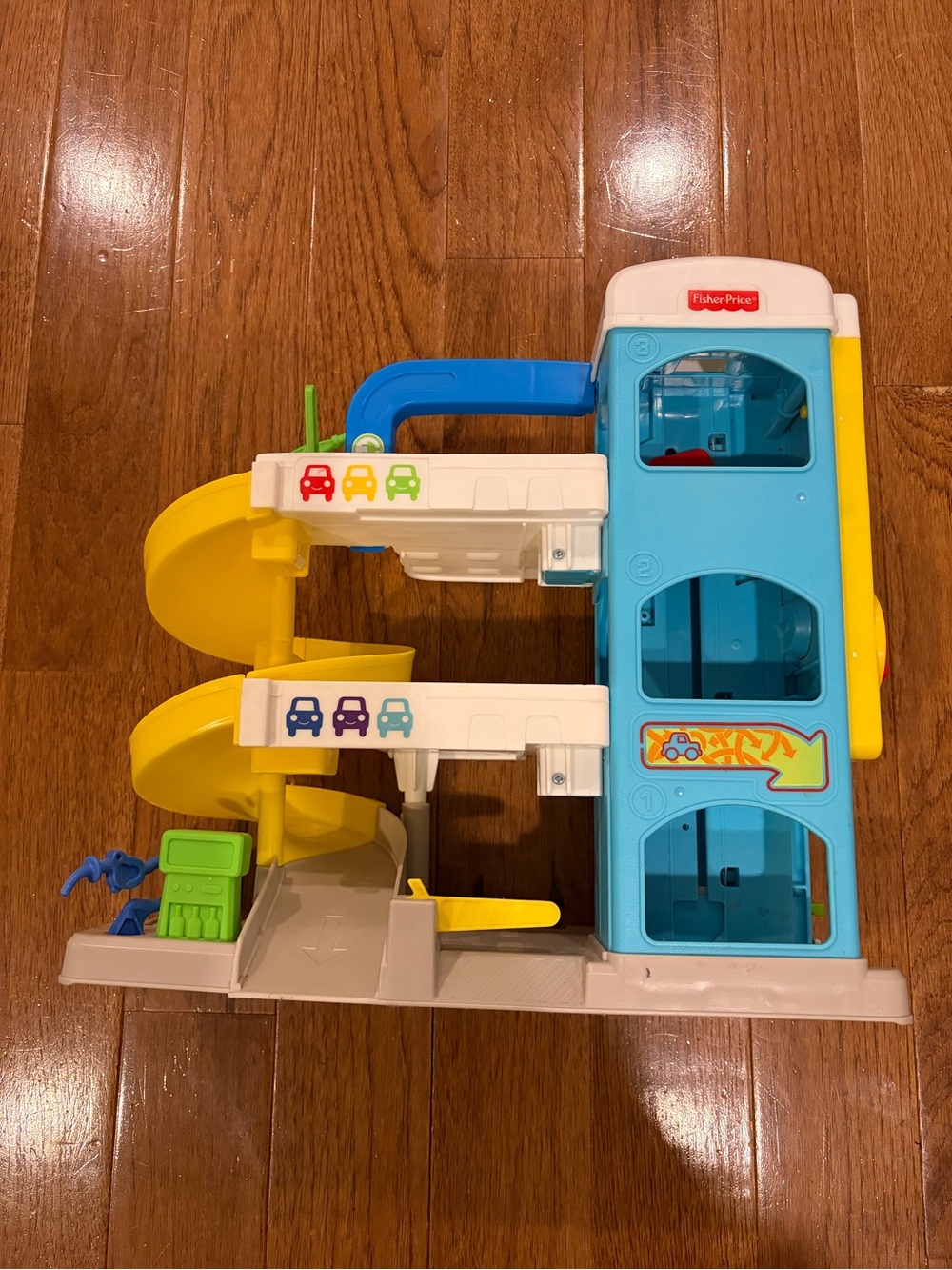 Fisher-Price Little People Helpful Neighbors Wheelie Garage Toy